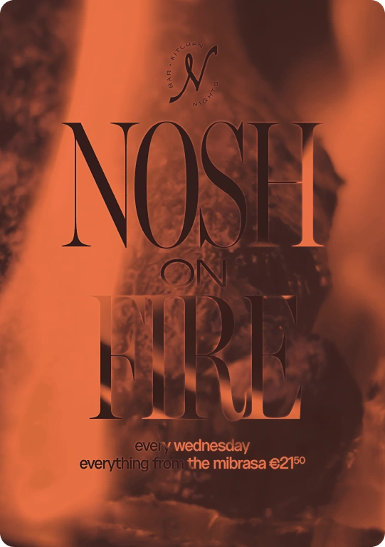 Nosh on fire